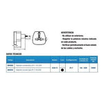 Adaptador Enchufe Universal Europeo Americano 110/220V - Deus Group