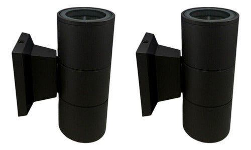 Pack 2 Aplique Led Kapelle Ip54 Doble Gu10 Konnergie Deus - Mi tienda 