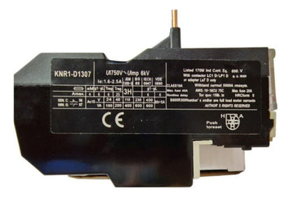 Relé Térmico 1.6a - 2.5a Contactor Lc1 D/lp1 Ip20 - Deus Group 