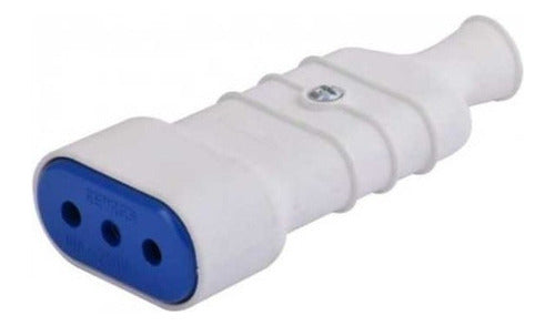 Enchufe Hembra Volante Pesado 10a 250v 2p+t Sec - Deus Group 