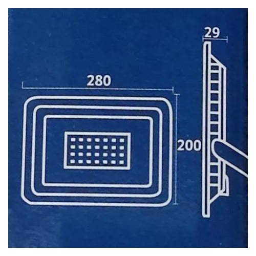 Foco Proyector Area Led 100w Eco Seguridad Sec Pack 2