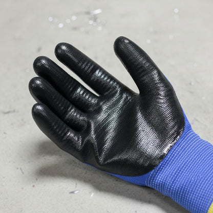 Guantes Nitrilo Flex Rugoso De Alta Resistencia Y Agarre