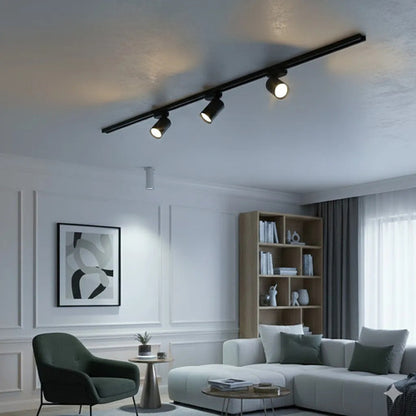 Pack 3 Foco Riel Monofásico Lámpara Techo Ampolleta Gu10