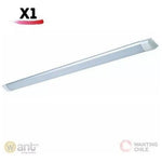Tubo Led Empavonado Regleta Plana Con Base Eco 36w 120cms - Deus Group