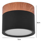 Panel Led Decorativo Madera 6w Neutro 4000k Konnergie Deus - Deus Group
