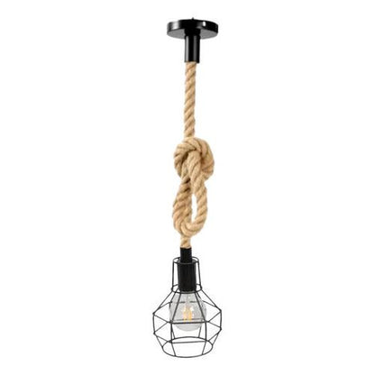 Lampara Porta Ampolleta E27 Yute Siegburg Konnergie Deus - Deus Group