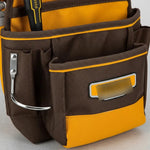 Porta Herramienta Cinturón 9 Bolsillos 10kg Ingco Htbp010128 Amarillo