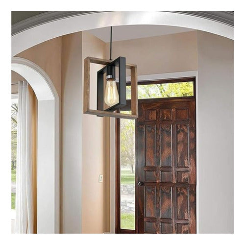Pack 2 Lampara Techo Porta Ampolleta E27 Chara  Konnergie