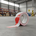 Cinta Delimitadora De Piso 50mm X 33m Seguridad Industrial Rojo