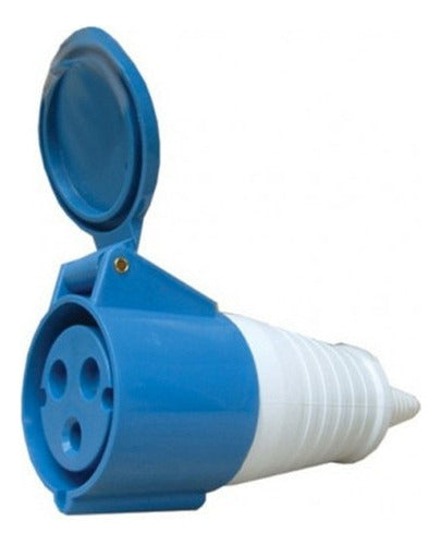 Enchufe Industrial Hembra Volante Ip44 16a 220v 2p / T - Mi tienda 