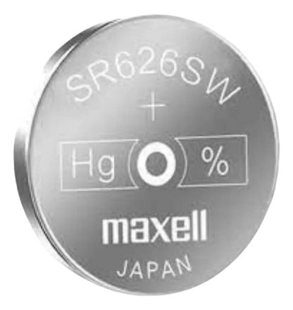 Pila Maxell SR626SW | Pack de 5 Unidades | Óxido de Plata - Mi tienda 