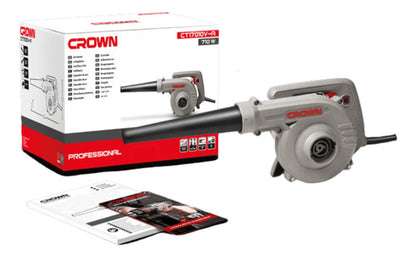 Sopladora Aspiradora Eléctrica 710w 220v Profesional Crown - Deus Group 