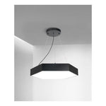 Lámpara Led Sobrepuesta Hexágono Colgante 60cm 48w Luz Fría - Deus Group