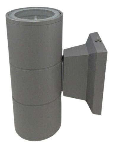 Aplique Led Exterior Kapelle  Ip54 Doble Gu10 Konnergie Deus