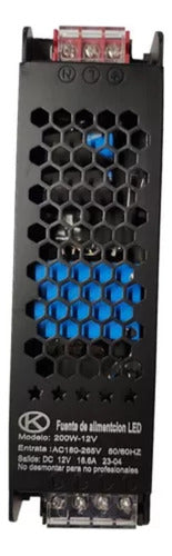 Fuente Poder Profesional Cinta Camara Switch 12v 200w 8.33a - Deus Group 