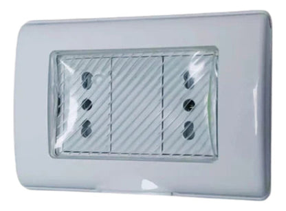 Tomacorriente Embutido Doble 10/16a Exterior  Ip55 250v Sec - Mi tienda 