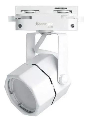 Foco Lampara Riel Monofásico Porta Ampolleta 220v Decorativo