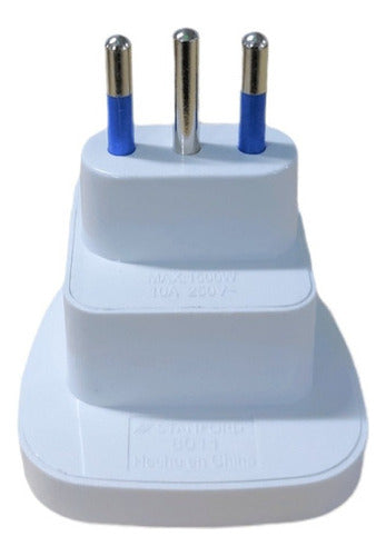 Adaptador Enchufe Universal Europeo Americano 110/220V - Deus Group 