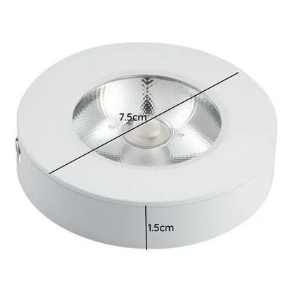 Panel Sobrepuesto Redondo Elegante Decorativo Led 5w Smd - Deus Group