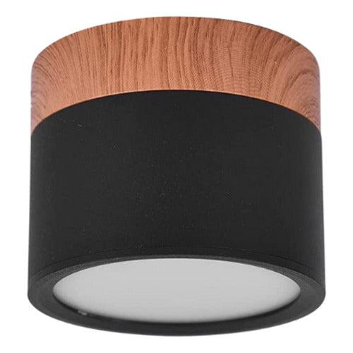 Panel Led Decorativo Madera 6w Neutro 4000k Konnergie Deus - Deus Group