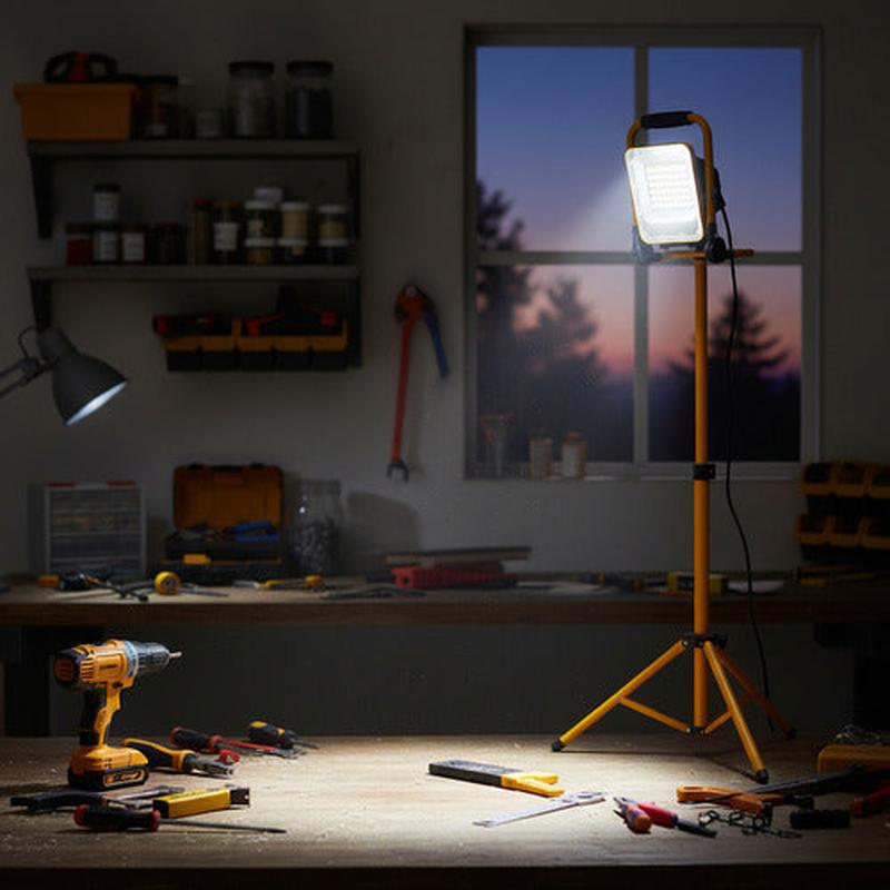 Atril Trípode Soporte Con Foco Recargable 30w Portatil 150cm