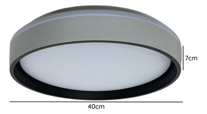 Lampara Plafón Led Sobrepuesto Redonda Moderna 84w 40cm - Deus Group 