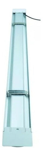 Pack 3 Tubo Led Empavonado Regleta Con Base Eco 36w 120cms