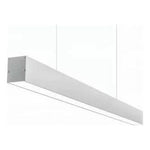 Lampara Moderna Led Lineal Colgante Pendant 24w Negro Blanco - Deus Group