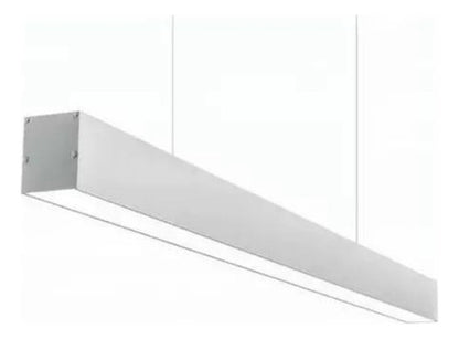 Lampara Moderna Led Lineal Colgante Pendant 24w Negro Blanco - Deus Group 