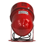 Sirena Metálica Mini Turbina 100db 220v Vdc Alarma Bocina - Deus Group