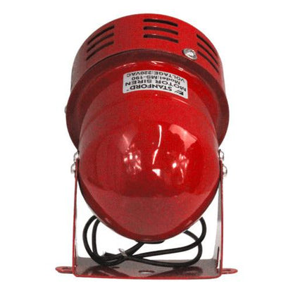 Sirena Metálica Mini Turbina 100db 220v Vdc Alarma Bocina - Deus Group