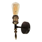 Aplique Lámpara Muro Bronce Retro Vintage E27 - Deus Group