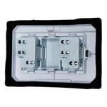 Tomacorriente Embutido Doble 10/16a Exterior  Ip55 250v Sec - Mi tienda