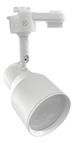 Pack 3 Foco Monofásico Lámpara Techo Riel Muro Elegante Gu10