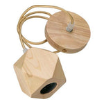 Soquete Vintage Colgante E27 Madera Lampara Retro - Deus Group