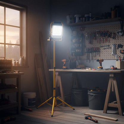 Atril Trípode Soporte Con Foco Recargable 30w Portatil 150cm