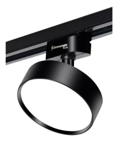 Foco Riel Monofásico 18w Led Luz Tipo Panel 220v 1800lm