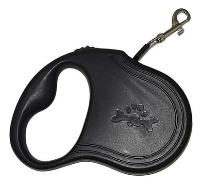 Correa Retractril Automatica Paseo Perro Mascotas 5 Metros Color Negro - Deus Group 