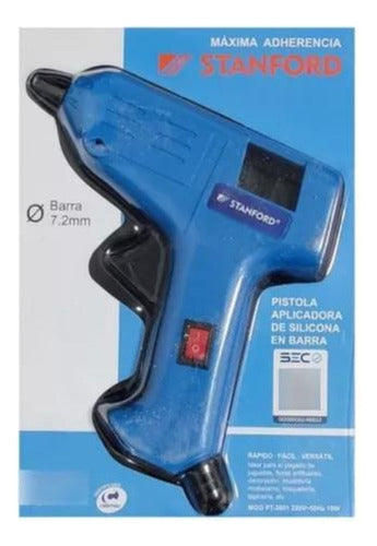 Pistola Eléctrica De Silicona Barra 7 Mm 10w Certificado Sec - Deus Group 