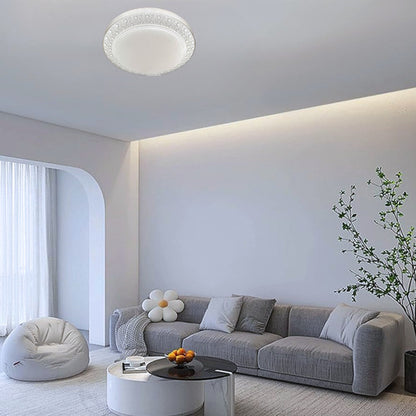 Lámpara Plafón Led 48w 26cm Redondo Sobrepuesto Elegante - Deus Group 