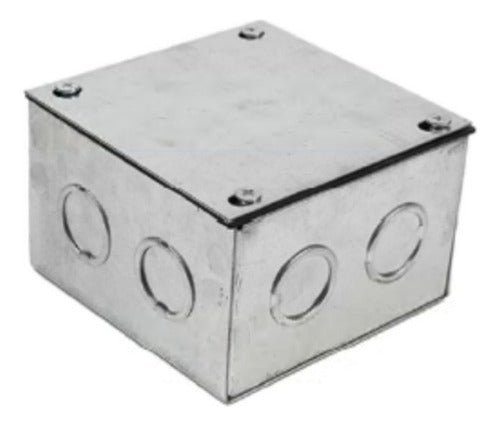 Caja Metalica Pregalvanizada Distribucion 100x100x65 (a11) - Mi tienda 