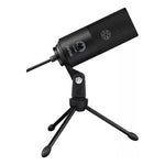 Micrófono Gamer Fifine K669B USB con Control de Volumen Audio Claro para Twitch, Discord y PS5