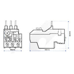 Relé Térmico Para Contactor 7-10a, Ip20 Protector Seguridad - Deus Group 
