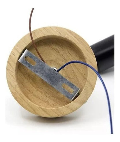 Aplique Lampara Foco Led Muro Madera E27 Decoracion Moderno - Deus Group 