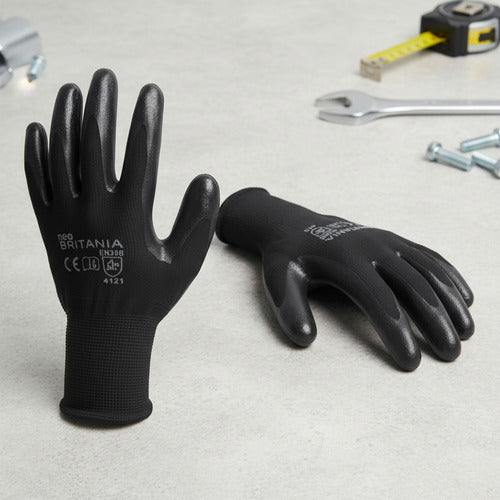 Guantes De Nitrilo Flex Resistente Protección Profesional