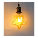 Ampolleta LED Vintage Estrella 4W Ámbar 2700K - Deus Group