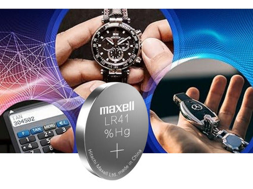 Pila Botón Maxell LR41 | Multiusos 1.5V - Pack de 10 Unidades - Mi tienda 