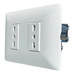 Enchufe Tomacorriente Doble Bipaso 220v Sec - Deus Group