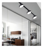 Pack 3 Foco Riel Panel Plafón Led 36w Riel Monofásico Techo