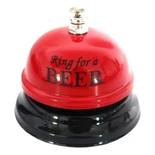 Campanilla Cerveza Timbre Mesa Recepción Pulsador O Mano - Deus Group